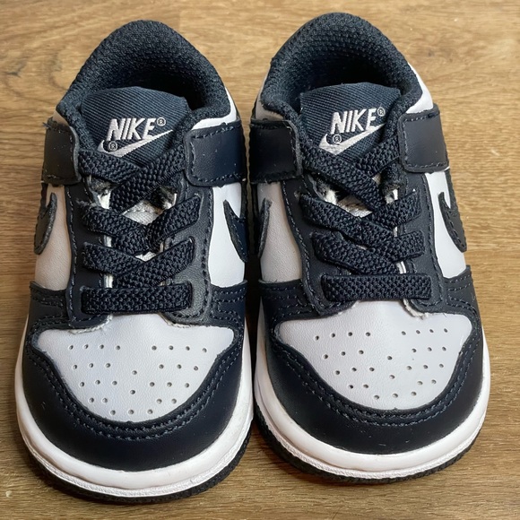 New With No Box Nike Dunk Low TDE Georgetown Grey/Navy Size 3C - Picture 10 of 10